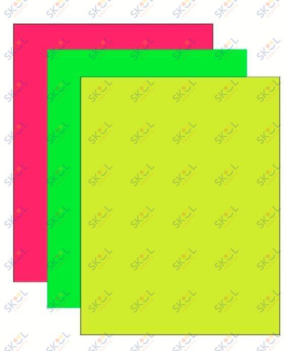 Fluorescent Assorted Labels 1/pg 25/pk