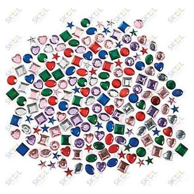 Adhesive Rhinestone Assortment 500/pk