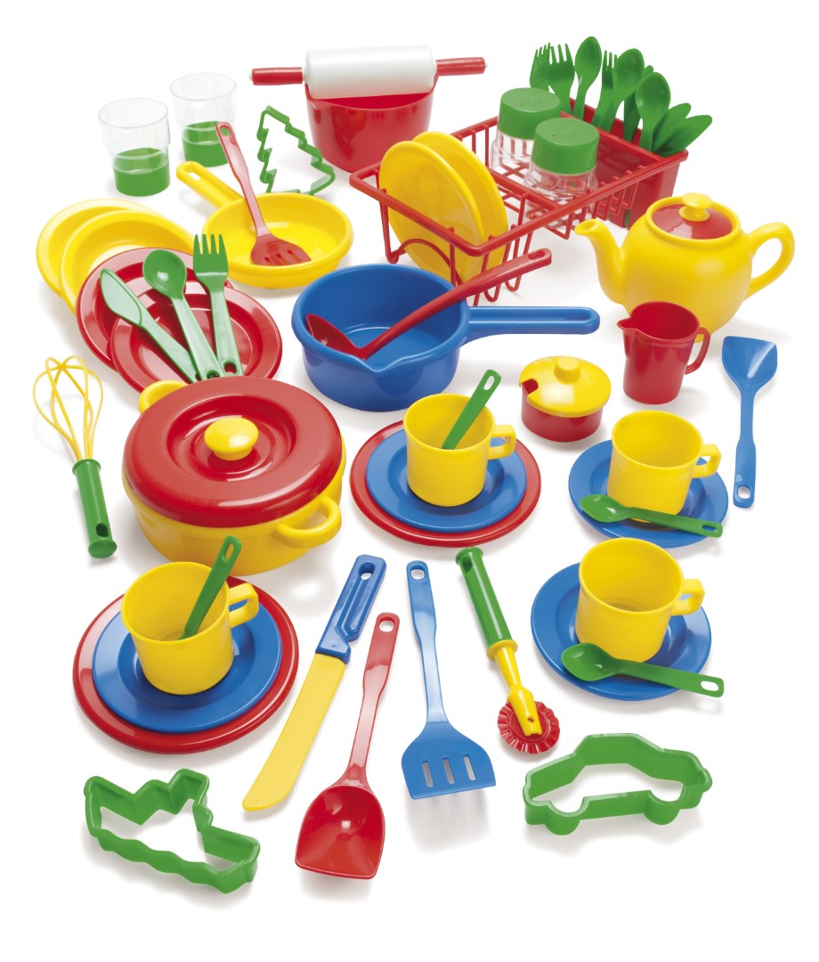Kitchen Plastic Play Set 59 pcs