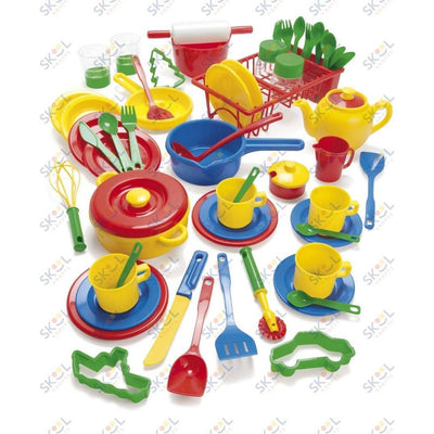 Kitchen Plastic Play Set 59 pcs