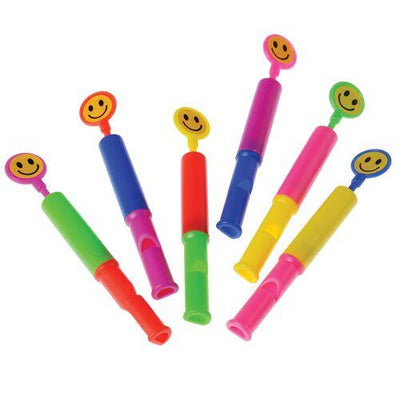 Smile Face Slide Whistles 24/pk