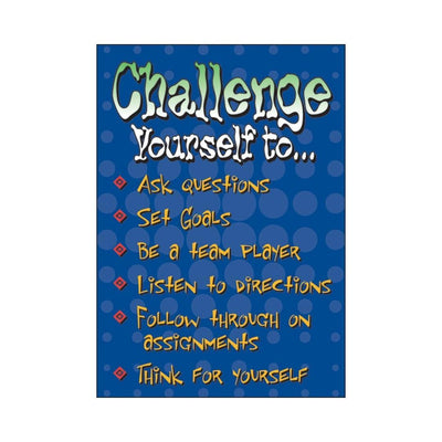 "Challenge yourself to…" Poster (Discontinued)