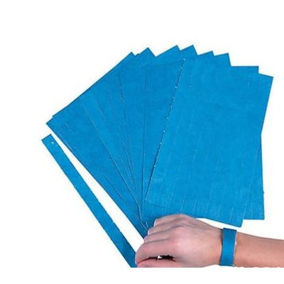 Blue Self-Adhesive Wristbands 10" 100/pk