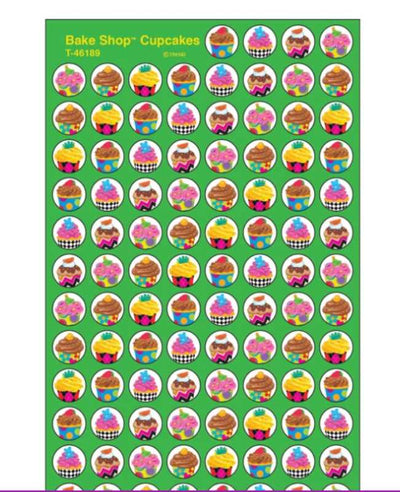 Cupcakes Stickers 7/16" (8 Sheets)