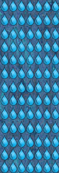 Small Raindrop Stickers 6 Sheets