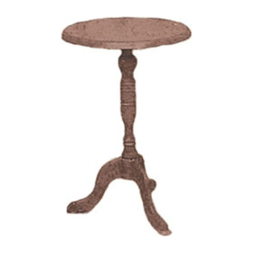 Candlestick table Brown miniature
