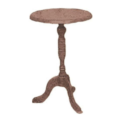 Candlestick table Brown miniature