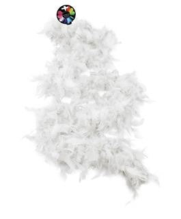 White Chandelle Boa 6 feet