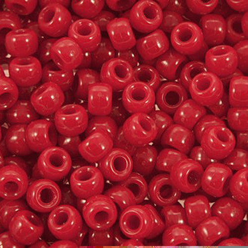 Pony Beads 6 x 9mm (Purple, 900-1000 Pcs)