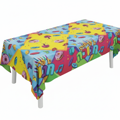 Chanukah TableCloths Yiddish Design