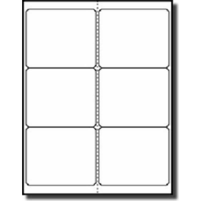 Matte Clear Laser Labels (6/pg, 20/pk)