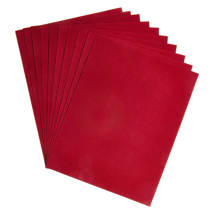 Velour Poster Board 20"x27" 1 Sheet (Red)