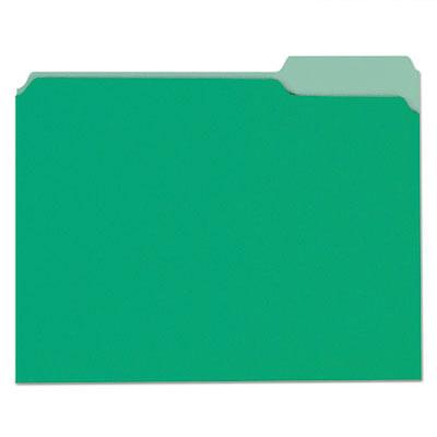 File Folders 1/3 Cut Letter (Purple, 100 Pack)