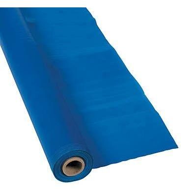 Plastic Blue Tablecloth Roll 40" x 100ft