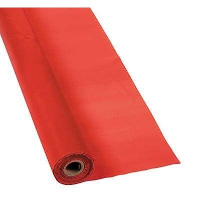 Plastic Red Tablecloth Roll 40" x 100ft