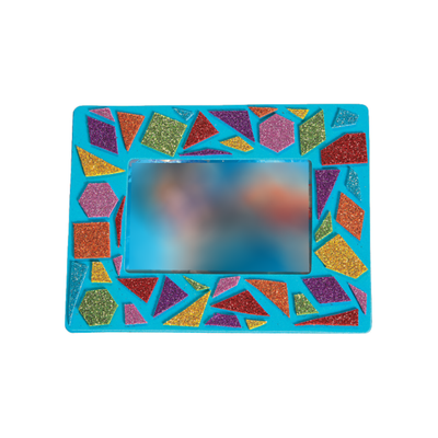 Foam Mosaic Picture Frame Magnet Kit 24/pk
 6 1/2" x 5" with a 4" x 2 1/2" photo space