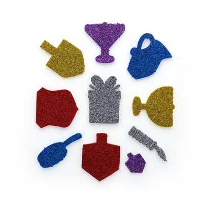 Chanukah Foam Shapes 185 pieces