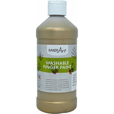 Washable Finger Paint 16oz (Gold)