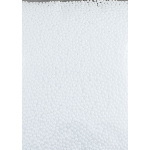 Mini Foam Beads White 2mm 12g
