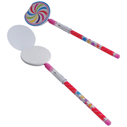 Pen with Candy Memo Pad/3-pc