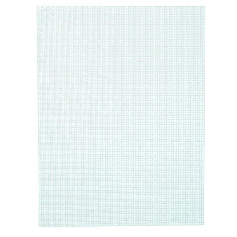 #7 Mesh Plastic Canvas - Light Green - 10.5 x 13.5