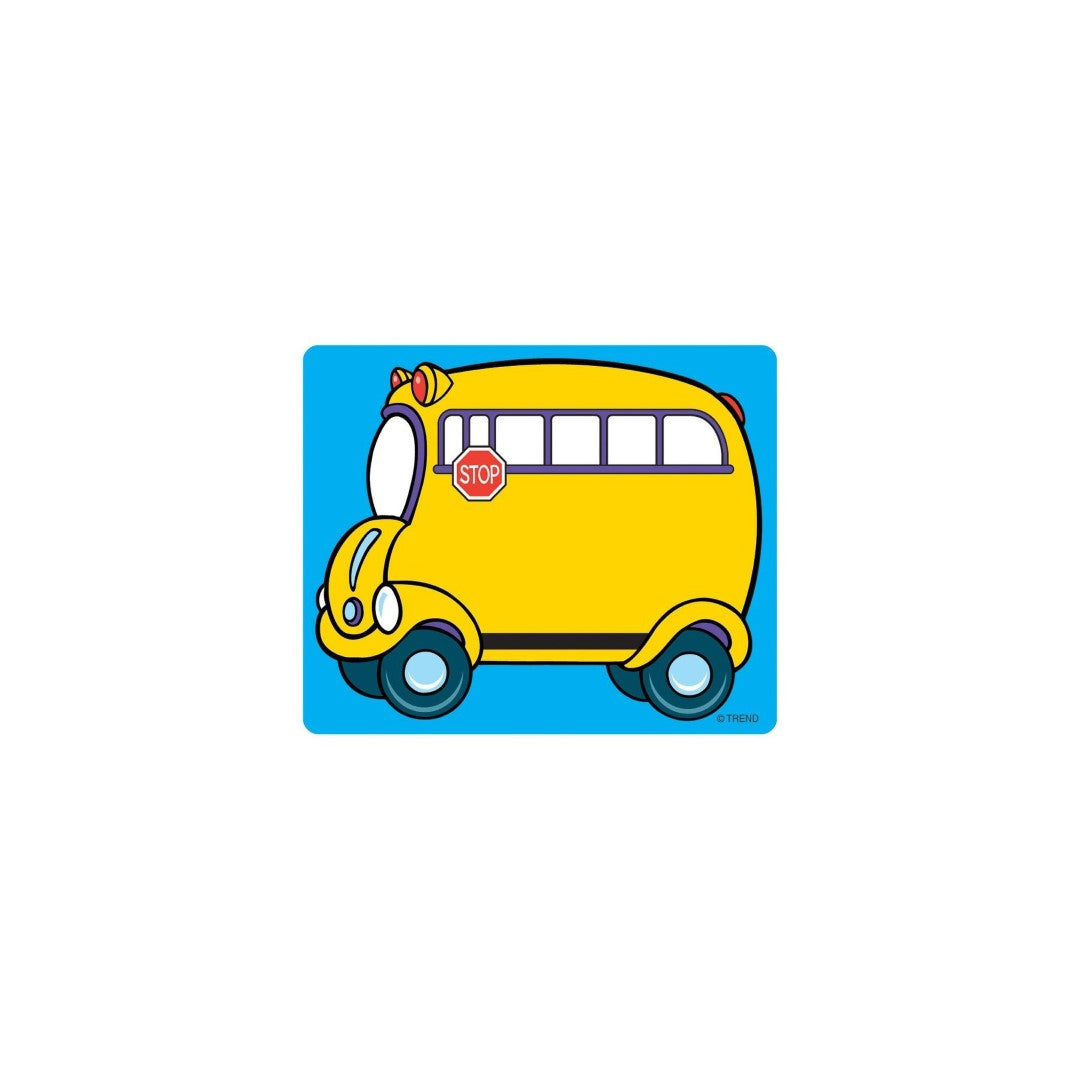 School Bus Labels Self Adhesive 2 1/2" x 3" 36/pk