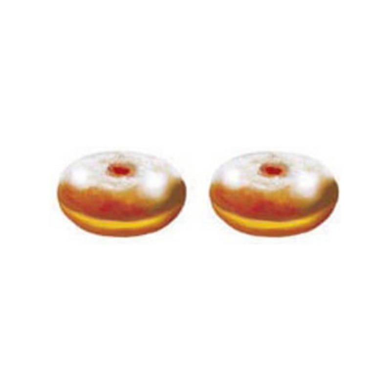 Mini Doughnut Cutouts 1 1/2" 40/pk