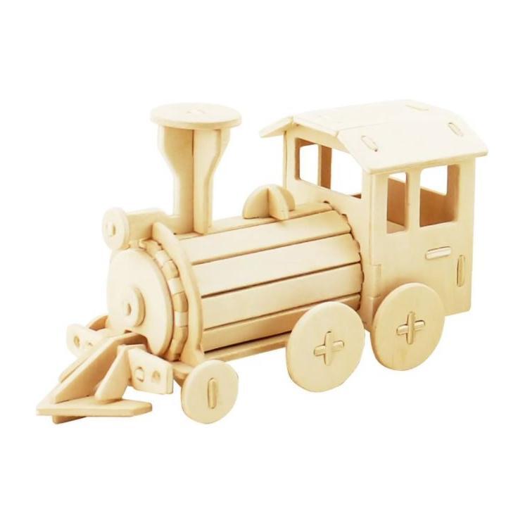 3D Wooden Puzzle Train