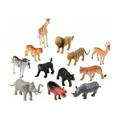 Large Wild Animals 4.5"-7.5" 12/pk