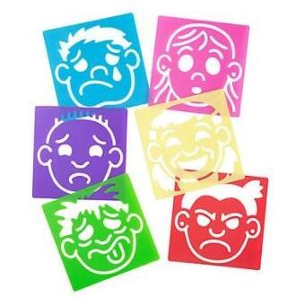 Emotion Stencils 6 Pc Set