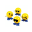 Wind Up Hopping Smiley Faces 12/pk 1.5"