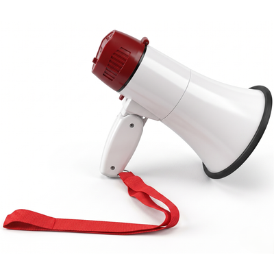 Compact Megaphone with Siren