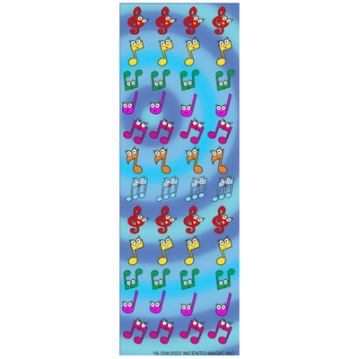 Music Notes Die-cut Stickers 25/pk