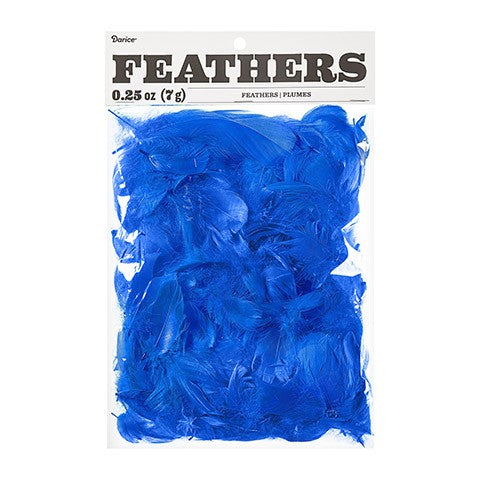 Blue Decorative Feathers 14 gram