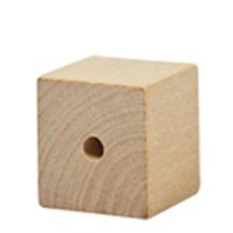 Square Beads 1/2" w/ 1/8" hole