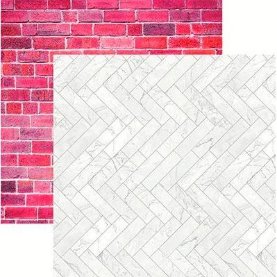 Scrapbook Paper 12" x 12" (Marble) 1 Sheet