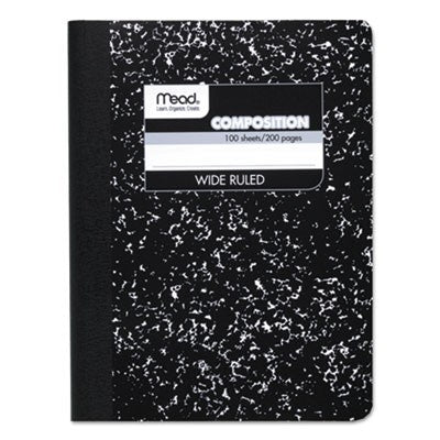 MEAD Composition Notebook Wide Ruled 100pgs