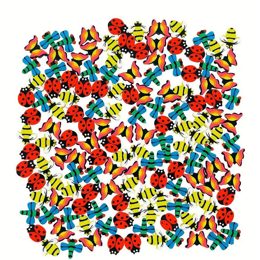Mini Insect Erasers 144/pk