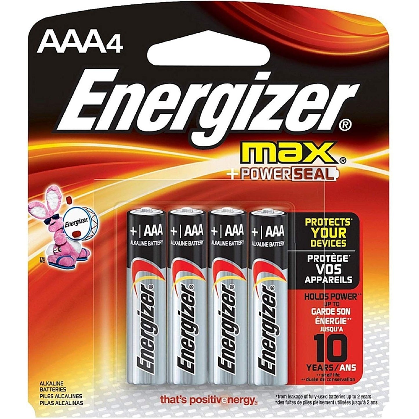 Energizer Alkaline Battery (AAA, 4/pk)