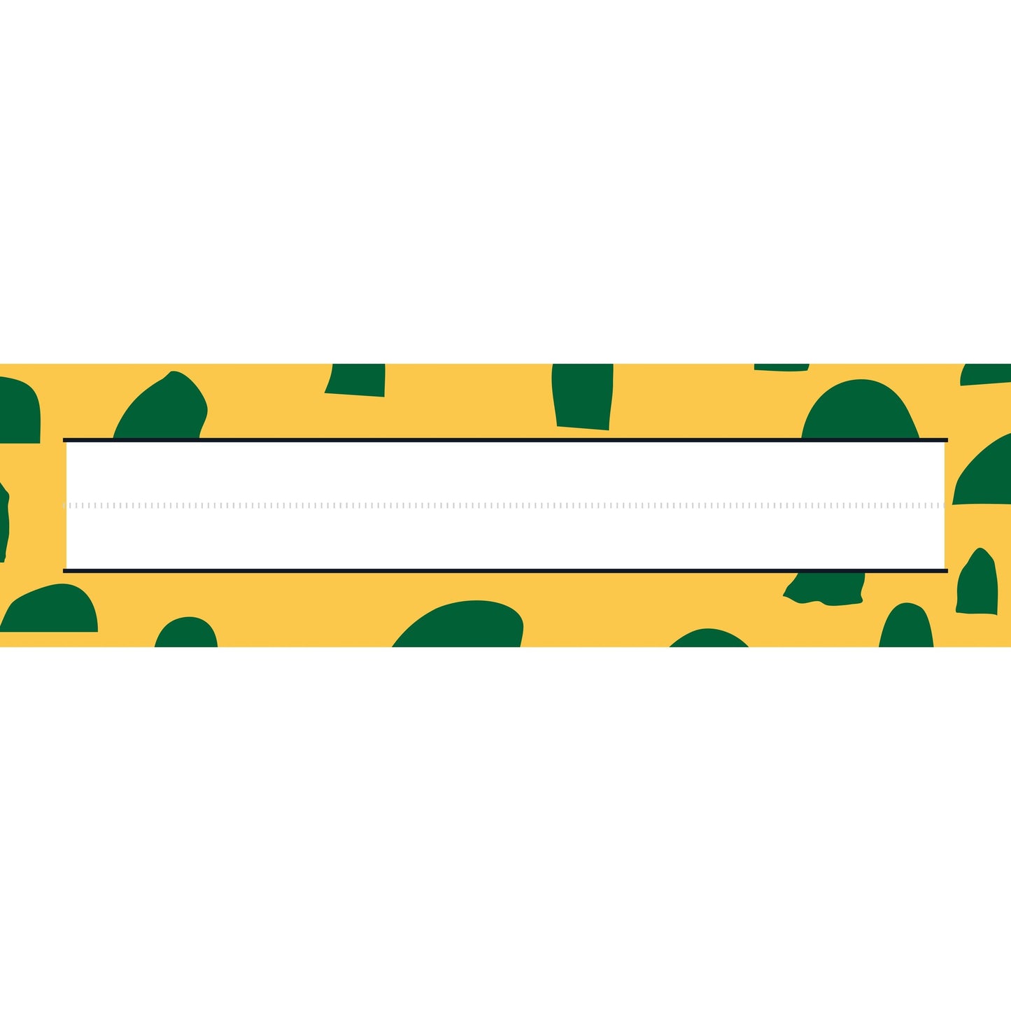 desk name strips - cactus green yellow