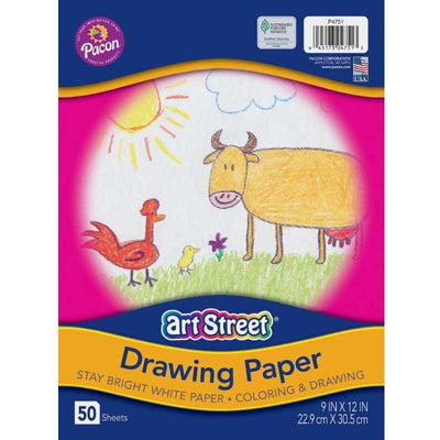 Drawing Paper 9x12 50 Sheets