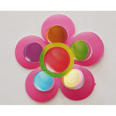 Colorful Flower Cardstock Cutout 40/pcs. (Discontinued)