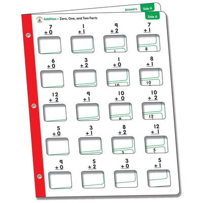 Math Windows Additions Learning Cards Learning Cards