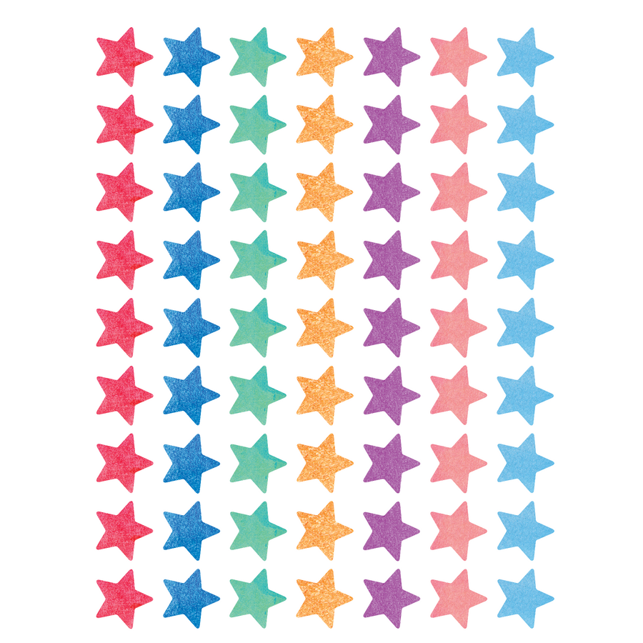 WaterColor Star Stickers 378 Stickers