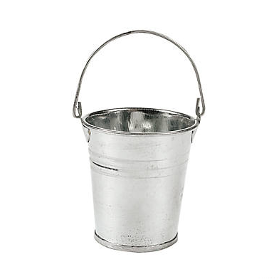 Mini Galvanized Metal Pails 2" x 2 1/4" 12/pk