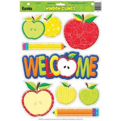 Assorted Welcome Window Clings 12" x 17" 1pk