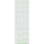 Alef Bais Die Cut Stickers Silver