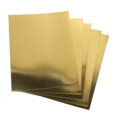 Metallic Foil Board (Gold, 8.5" X 11", 25/pk)