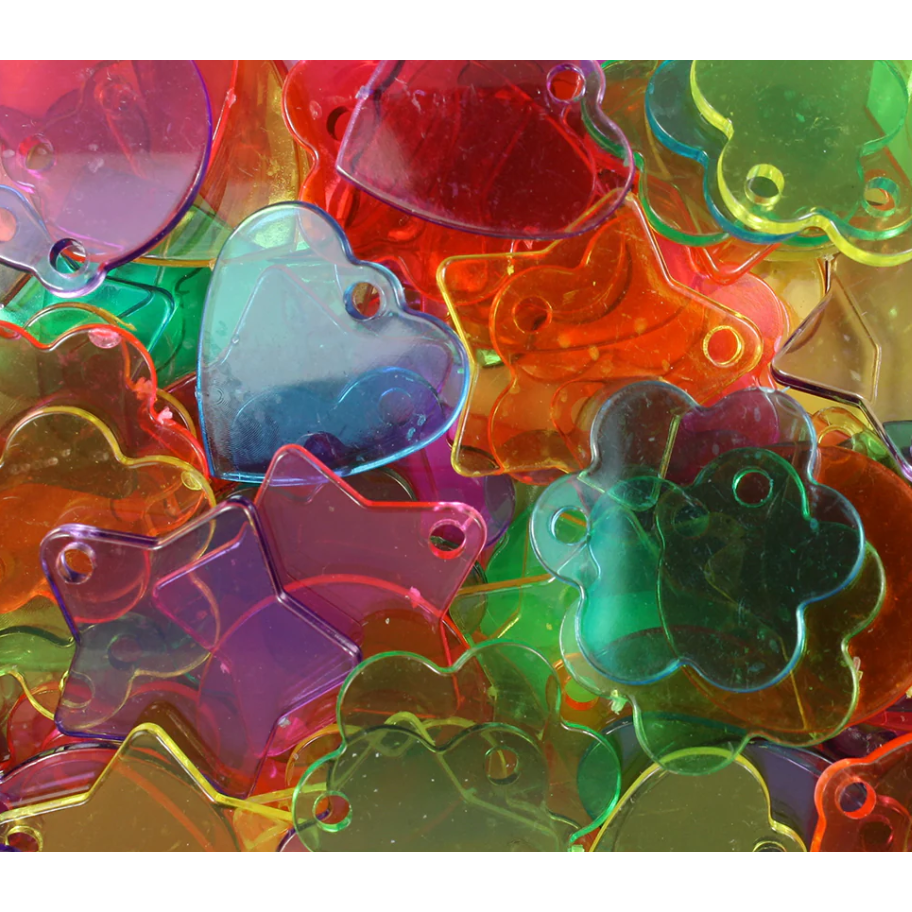 Pendants Jelly Multi color 25mm 144pc