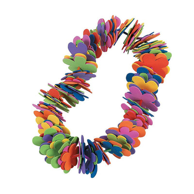 Fabulous Foam Flower Leis Craft Kit 12/pk